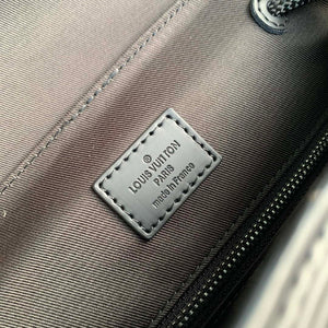 LV M41079 Louis Vuitton Christopher MM Epi Black With Yellow Logo - Default Title - View 9