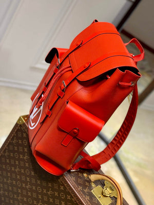 LV M41379 Louis Vuitton LV x Supreme Backpack Orange - Default Title - View 3