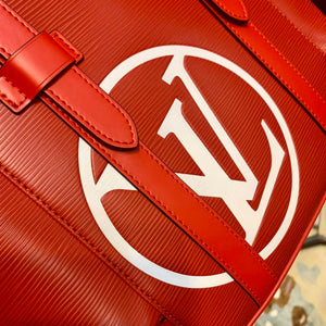 LV M41379 Louis Vuitton LV x Supreme Backpack Orange - Default Title - View 5