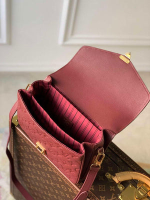 LV M41487 Louis Vuitton Pochette M¨¦tis Handbag Wine Red - Default Title - View 6