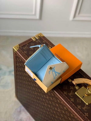 LV M41938 Louis Vuitton Victorine Wallet Blue - Default Title - View 8