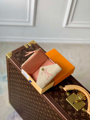 LV M41938 Louis Vuitton Victorine Wallet Pink - Default Title - View 5
