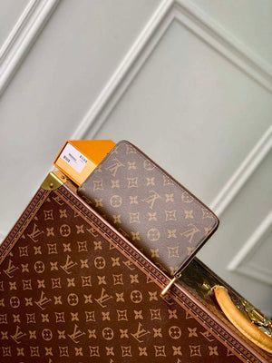 LV M42616 Louis Vuitton Zippy Wallet Monogram coated canvas - Default Title - View 1