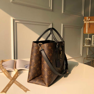 LV M43550 Louis Vuitton Flower Tote Monogram Black - Default Title - View 4