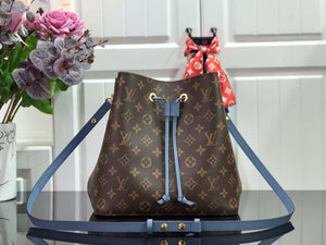 LV M44021 Louis Vuitton N¨¦ONO¨¦ MM Bag Monogram Blue - Default Title - View 1
