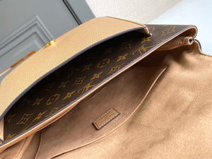 LV M44257 Louis Vuitton Marignan Messenger Top Handle Monogram M43960 Bag Apricot - Default Title - View 9