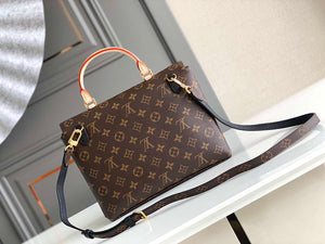 LV M44259 Louis Vuitton Marignan Messenger Top Handle Monogram M44257 Bag Black - Default Title - View 2