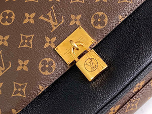 LV M44259 Louis Vuitton Marignan Messenger Top Handle Monogram M44257 Bag Black - Default Title - View 5