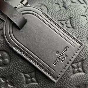 LV M44470 Louis Vuitton Keepall Bandouliere 50 Travel Bag Monogram taurillon leather Black - Default Title - View 5