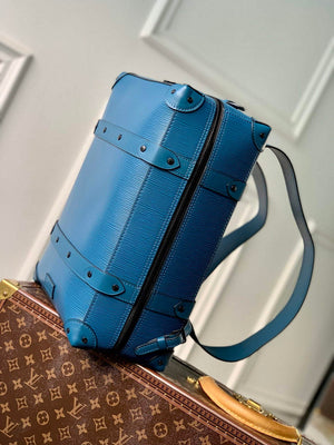 LV M44752 Louis Vuitton Soft Trunk Small Backpack Blue - Default Title - View 2