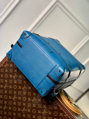 LV M44752 Louis Vuitton Soft Trunk Small Backpack Blue - Default Title - View 4