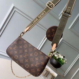 LV M44813 Louis Vuitton M44823 Multi Pochette Accessoires Bag Light Green - Default Title - View 2