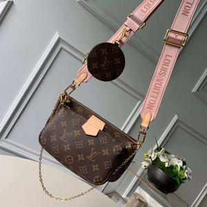 LV M44813 Louis Vuitton M44823 Multi Pochette Accessoires Bag Pink - Default Title - View 1