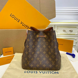 LV M44887 Louis Vuitton MM N¨¦ONO¨¦ Bag Monogram Caramel Brown - Default Title - View 3