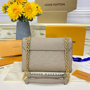 LV M44929 Louis Vuitton Vavin PM Shoulder Bag Tourterelle Grey - Default Title - View 3