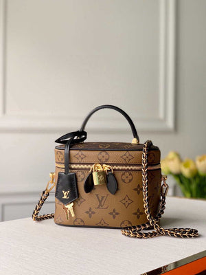 LV M45165 Louis Vuitton Vanity Pm Monogram Reverse Bag - Default Title - View 1