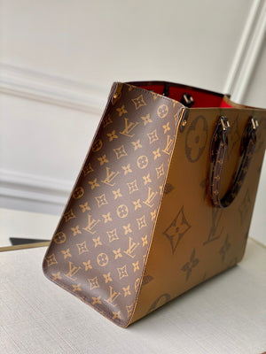 LV M45320 Louis Vuitton Onthego GM Bag M45321 Monogram and Monogram Reverse - Default Title - View 3
