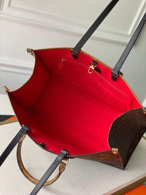 LV M45320 Louis Vuitton Onthego GM Bag M45321 Monogram and Monogram Reverse - Default Title - View 6