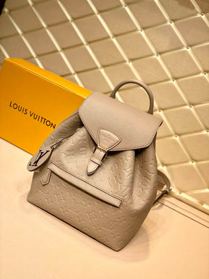 LV M45410 Louis Vuitton Montsouris Backpack Tourterelle Grey - Default Title - View 1