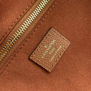 LV M45685 Louis Vuitton Neverfull MM Tote Bag Brown - Default Title - View 6