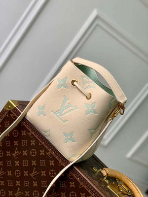 LV M24048 Louis Vuitton N¨¦oNo¨¦ BB Bucket Bag Latte White Matcha - Default Title - View 3