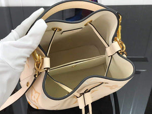 LV M45716 Louis Vuitton N¨¦ONO¨¦ BB M45709 Bag Cream Saffron - luxibagsmall