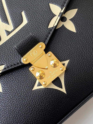 LV M45773 Louis Vuitton Pochette M¨¦tis M45596 Bag Black Beige - luxibagsmall