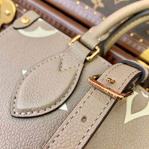 LV M45779 Louis Vuitton Onthego Pm Bag leather Gray - Default Title - View 5