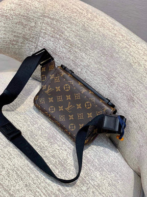 LV M45807 Louis Vuitton S Lock Sling Bag Purple - Default Title - View 2