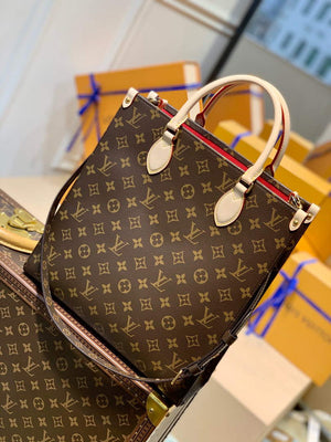 LV M45848 Louis Vuitton Sac Plat PM Monogram - Default Title - View 1