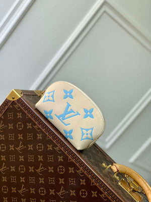 LV M45951 Louis Vuitton Pochette Cosmetique PM Blue - Default Title - View 1