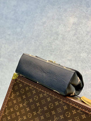 LV M45978 Louis Vuitton Madeleine MM Bicolor Monogram Empreinte Leather Black - Default Title - View 9