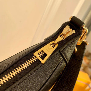 LV M46002 Louis Vuitton Bagatelle Mini Hobo Handbag Black - Default Title - View 5
