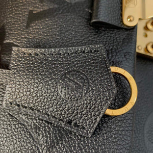 LV M46008 Louis Vuitton Madeleine BB Monogram Empreinte Leather Black - Default Title - View 6