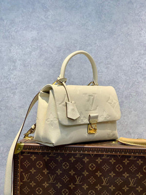 LV M46041 Louis Vuitton Madeleine MM Handbag Cr¨¨me Beige - Default Title - View 2
