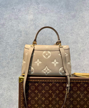 LV M46041 Louis Vuitton Madeleine MM Handbag Embossed Grained Cowhide Leather - Default Title - View 2