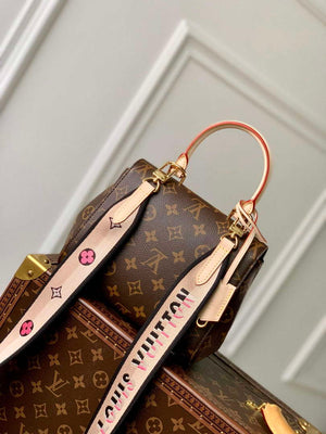 LV M46055 Louis Vuitton Cluny Mini Handbag Black Shoulder Strap - Default Title - View 2