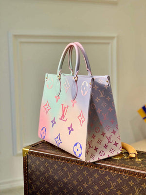 LV M46076 Louis Vuitton Onthego GM Shoulder Shopping Bag - Default Title - View 3