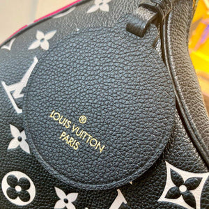LV M46091 Louis Vuitton Bagatelle BB Bag Black White - Default Title - View 6