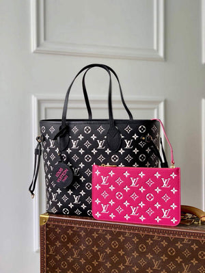LV M46103 Louis Vuitton Neverfull MM Tote Bag M46102 - Default Title - View 1