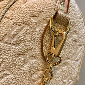 LV M46163 Louis Vuitton Speedy Bandouliere 20 Handbag Pale Beige - Default Title - View 6