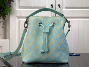 LV M46173 Louis Vuitton N¨¦ONO¨¦ BB Bucket Bag Vert d'eau Green - Default Title - View 1