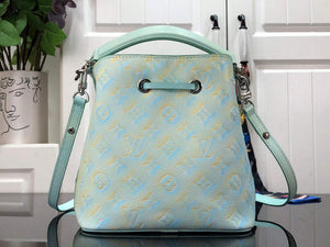 LV M46173 Louis Vuitton N¨¦ONO¨¦ BB Bucket Bag Vert d'eau Green - Default Title - View 3