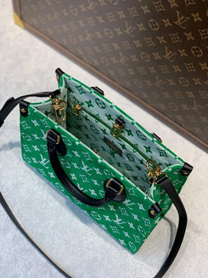 LV M46216 Louis Vuitton Onthego PM Tote Bag Green - Default Title - View 8