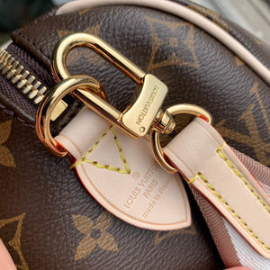 LV M46222 Louis Vuitton Speedy Bandouliere 20 Beige - Default Title - View 5