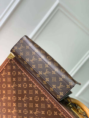 LV M46263 Louis Vuitton Sac plat PM Tote Bag Monogram - Default Title - View 4