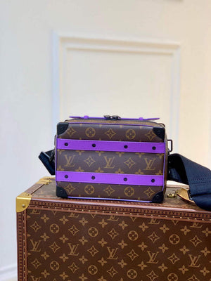 LV M46264 Louis Vuitton Handle Soft Trunk Bag Purple - Default Title - View 1