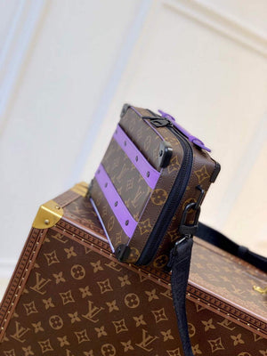 LV M46264 Louis Vuitton Handle Soft Trunk Bag Purple - Default Title - View 3