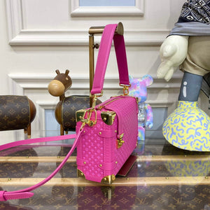 LV M46358 Louis Vuitton Side Trunk PM Bag M21709 Rose - Default Title - View 3