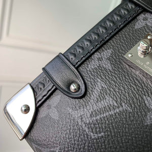 LV M46358 Louis Vuitton Side Trunk PM Handbag Black - Default Title - View 6